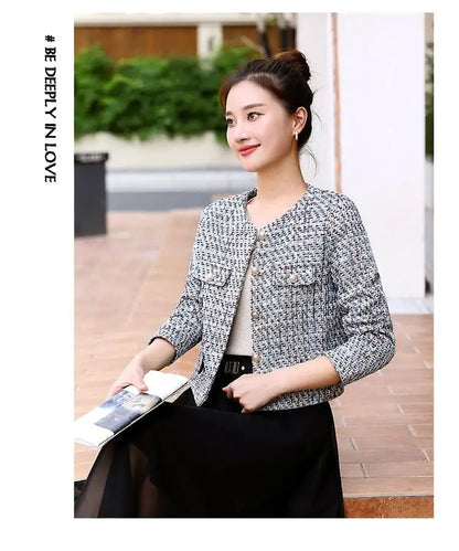 Women Sweet Tweed Jacket