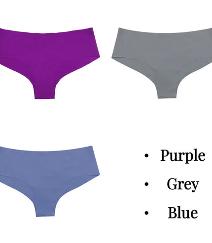 Experience Ultimate Comfort with the 3-Piece Silk Panties Set!&nbsp;