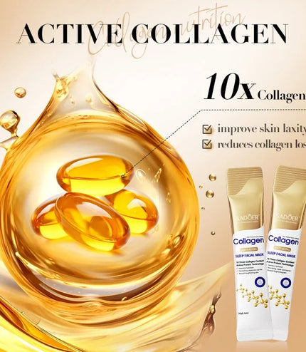 30pcs SADOER Collagen Sleeping Facial Masks Face skincare Moisturizing