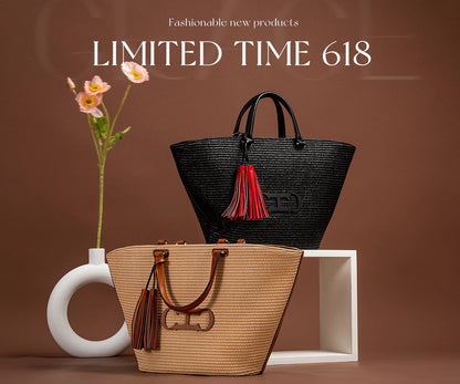 CHCH Women’s Printed Large-Capacity Tote Bag