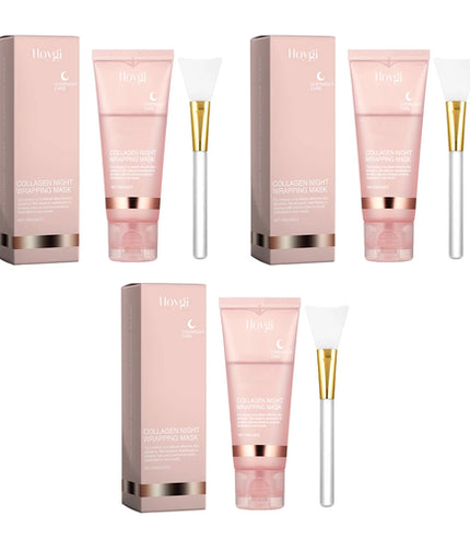 75g Collagen Night Wrapping Peel Off Mask Facial Moisturizing Brighten