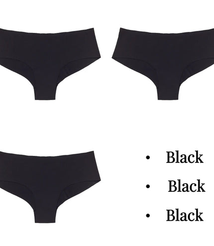 Experience Ultimate Comfort with the 3-Piece Silk Panties Set!&nbsp;