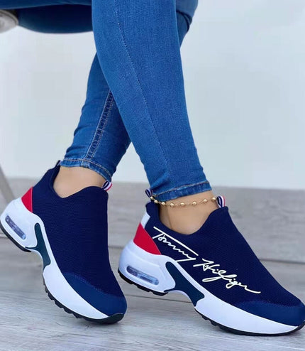 Casual Breathable Wedge Sneakers – Comfort and Style for Everyday Wear