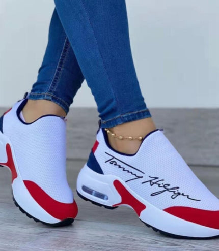 Casual Breathable Wedge Sneakers – Comfort and Style for Everyday Wear