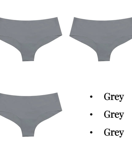 Experience Ultimate Comfort with the 3-Piece Silk Panties Set!&nbsp;