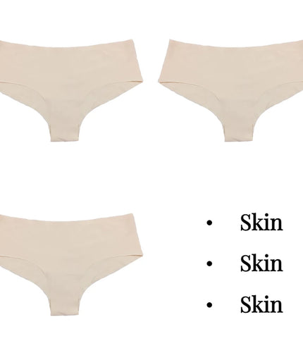 Experience Ultimate Comfort with the 3-Piece Silk Panties Set!&nbsp;