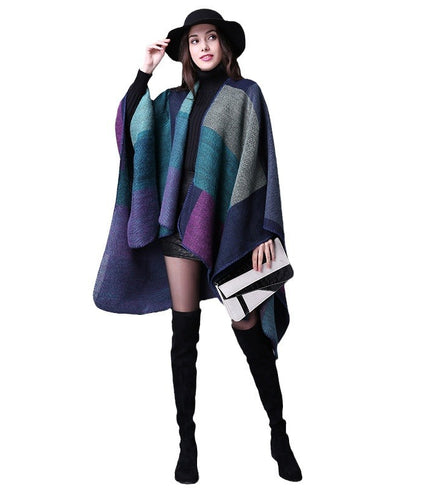 Autumn And Winter Scarf Versatile Lattice Ladies Travel Shawl