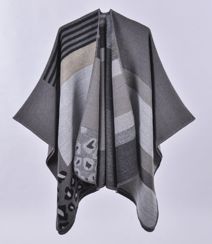 Autumn And Winter Scarf Versatile Lattice Ladies Travel Shawl