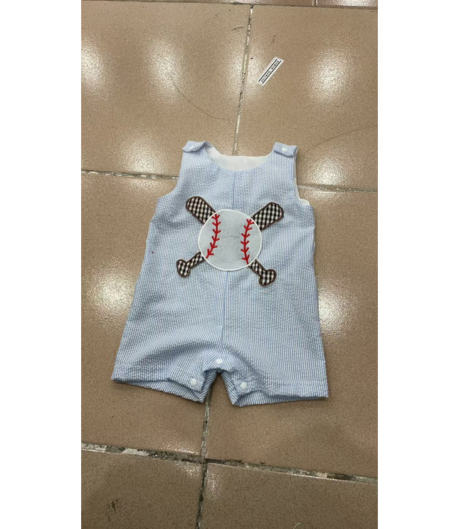 Boys Fashion Personality Baseball Vest Jumpsuit