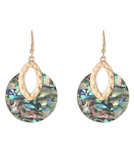 Personalized Retro Abalone Shell Exquisite Earrings