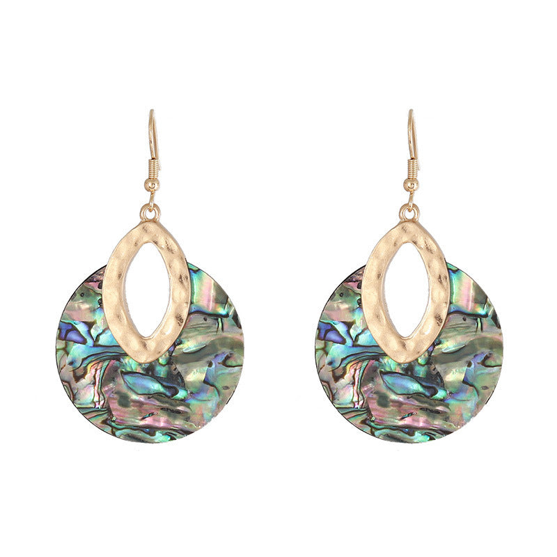Personalized Retro Abalone Shell Exquisite Earrings