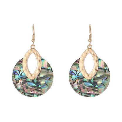 Personalized Retro Abalone Shell Exquisite Earrings