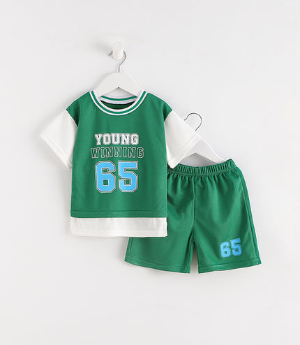 Sportswear Two-piece Set Children's Clothing New