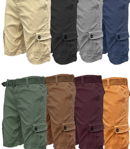 Belted Cargo Shorts – The Perfect Blend of Utility and Style