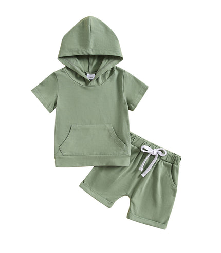 Children's Short-sleeved Shorts Two-piece Sports