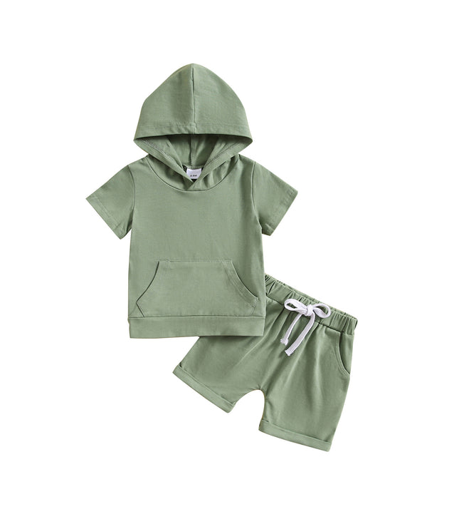Children's Short-sleeved Shorts Two-piece Sports