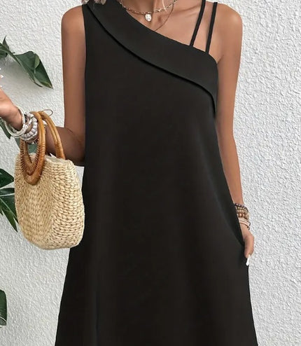 Women Elegant Sleeveless Dress For Spring & Summer