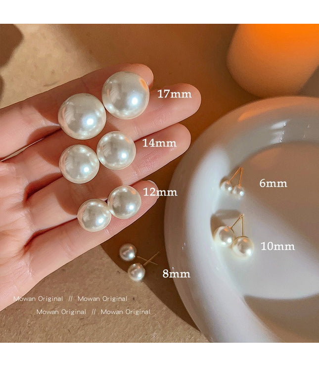 Pearl Retro French Simple Elegant Earrings