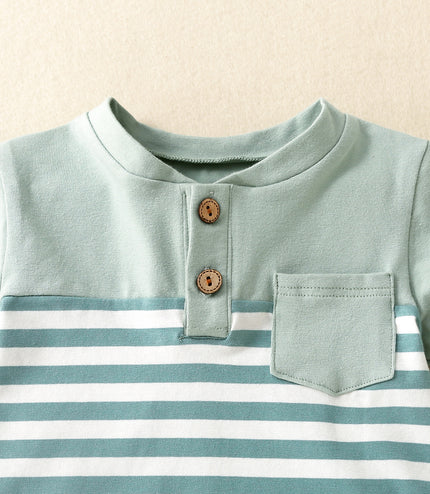 Infant Children Dried Slice Stitching Open Collar Suit