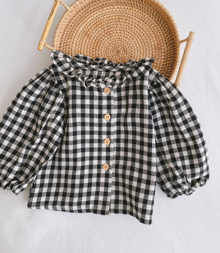 Baby Romper 0-2 Years Old Baby Clothes Baby Girl Foreign Style Pleated Lotus Leaf Sling Climber