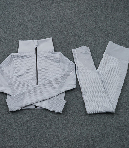 Three-piece Stretch Fitness Pants Sports Yoga Suit