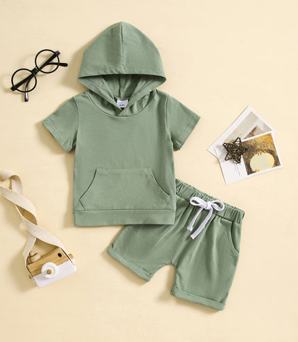 Children's Short-sleeved Shorts Two-piece Sports