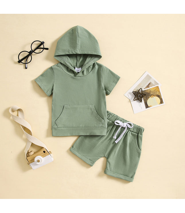 Children's Short-sleeved Shorts Two-piece Sports