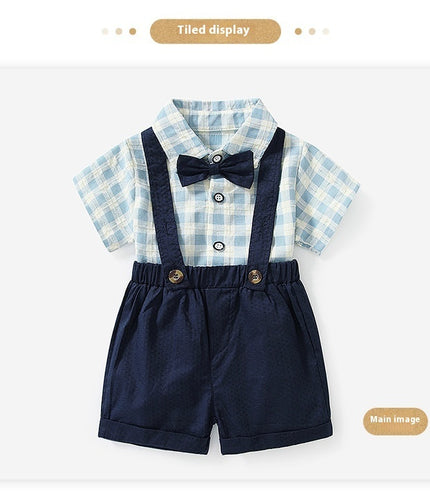 Children's Suit Summer Short-sleeved Overalls