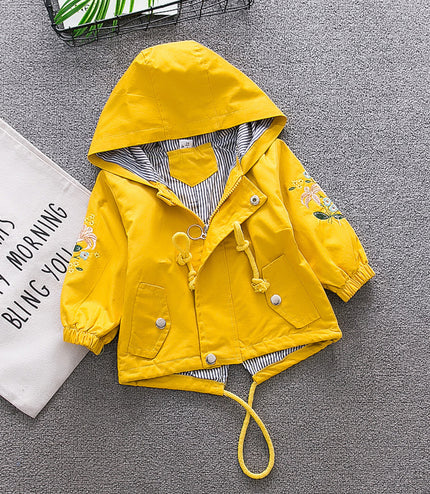 Baby Windbreaker Jacket Women's Mid-length Top