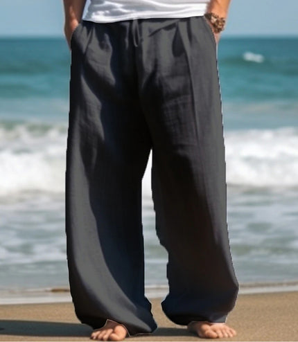 Outdoor Casual Pants Beach Solid Color Straight