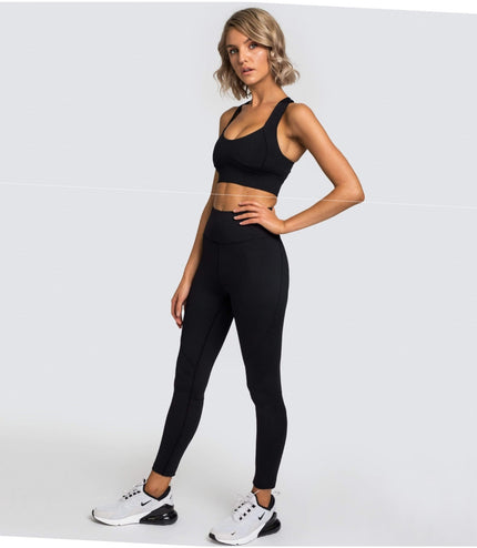 Pure Color Yoga Wear Sports Suit