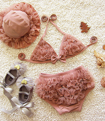 Baby Swimsuit 1 Year Old 2 Children 3 Kids 4 Girls Ins Split 5 Princess 3-6 Months Baby Boom 8 Bikini