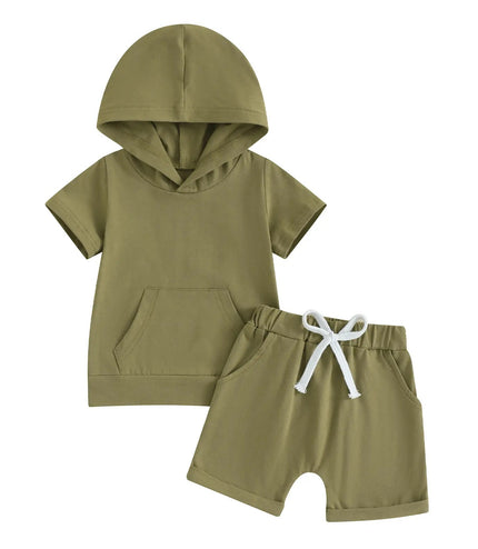 Children's Short-sleeved Shorts Two-piece Sports