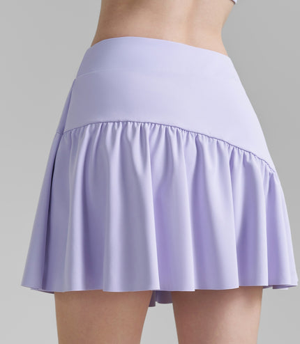 Pleated Fitness Yoga Skirts Sports Tennis Skirt
