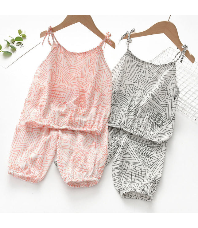 Summer Girl Camisole Kids Two Piece Set