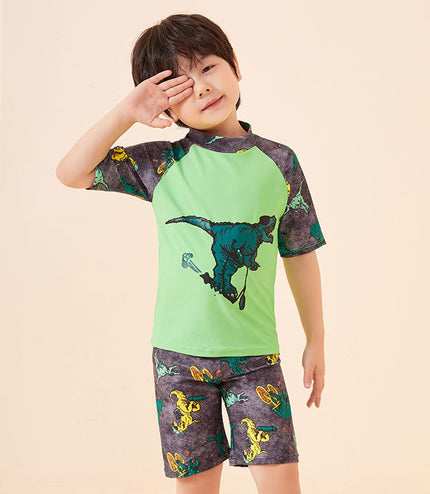 Plus Size Youth Trunks Swimming Cap Suit