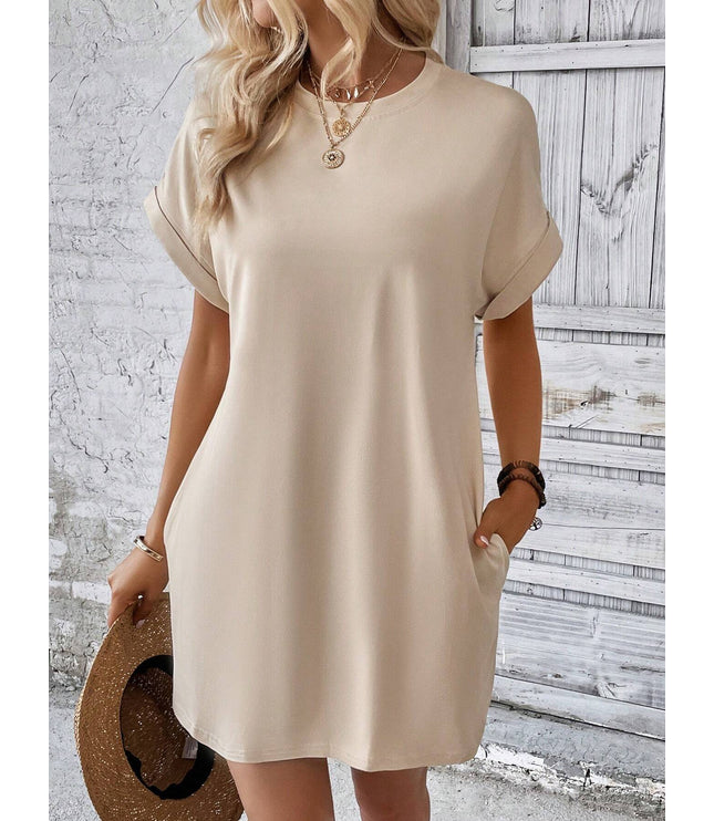 Solid Color Dress For Women