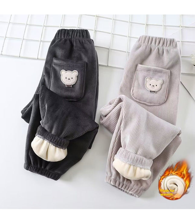 Fashion Corduroy Casual Pants Boys And Girls