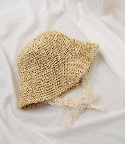 Kids Sunscreen Lace Lace Breathable Bucket Hat