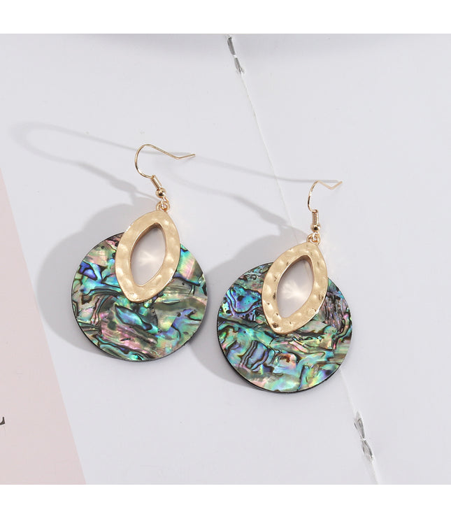 Personalized Retro Abalone Shell Exquisite Earrings
