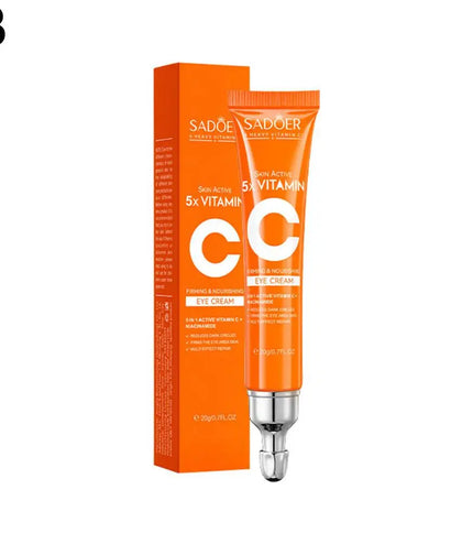 Vitamin C Facial Cleanser &amp; Eye Cream Set – Brighten, Hydrate, and Refresh