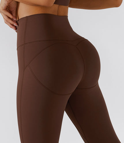 Ribbed One Shoulder Yoga Back Bra Yoga Pants Set