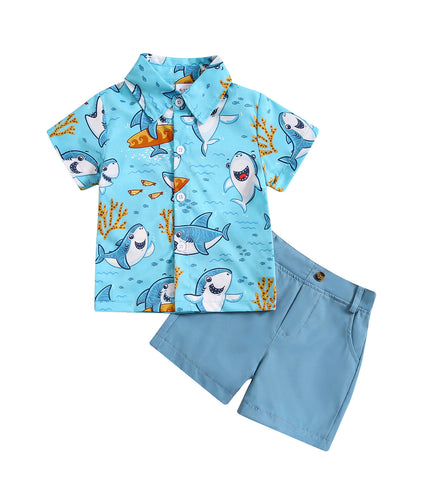 Children's Summer Vacation Style Boys Suit