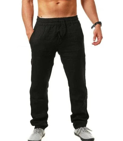 Men's Cotton Linen Wide-Leg Pants – Effortless Comfort &amp; Timeless Style