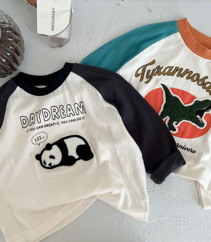 Cotton Spring And Autumn New Children's T-shirt Boys' Long Sleeve