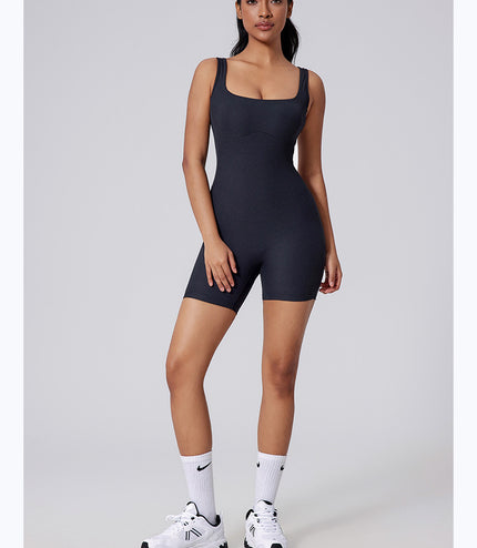 European And American Tight Quick-drying Yoga Beauty Back Jumpsuit Yoga Clothes