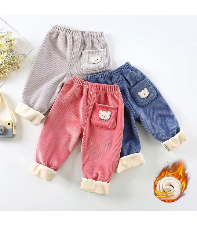 Fashion Corduroy Casual Pants Boys And Girls