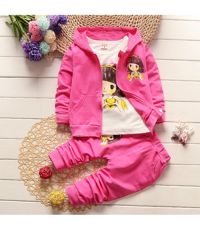 Children's Hoodie Casual Pants Suit