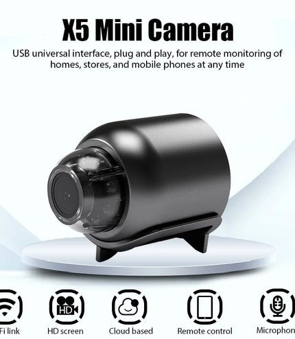 HD 1080P Mini Camera Wireless WiFi Baby Monitor Indoor Safety Security Surveillance Night Vision Camera IP Camera Recorder