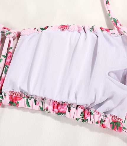 Swimwear Women's Printed Strap Bikini